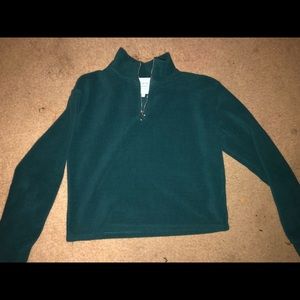 Cropped Quarter Zip